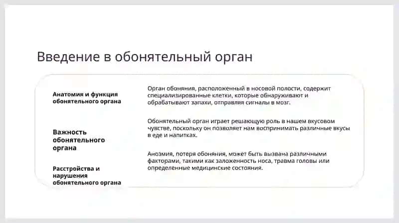 обонятельный орган 2