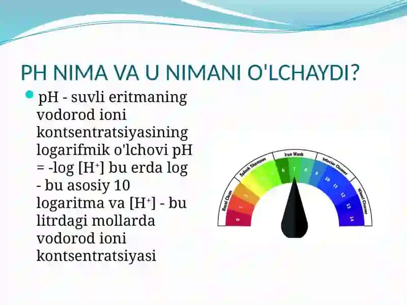 Harxil pH qiymat bufer eritmalar tayyorlash. pH=7,4 bo’lgan bufer eritmaning bufer sig’imini aniqlash 2