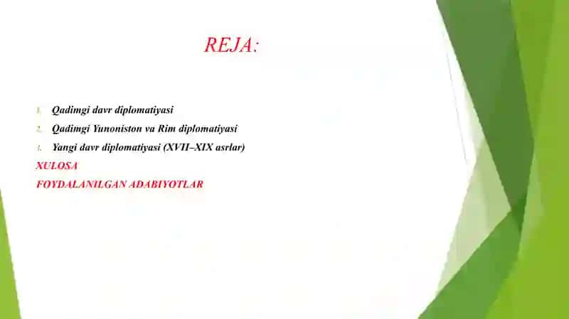 DIPLOMATIYA TARIXI 2