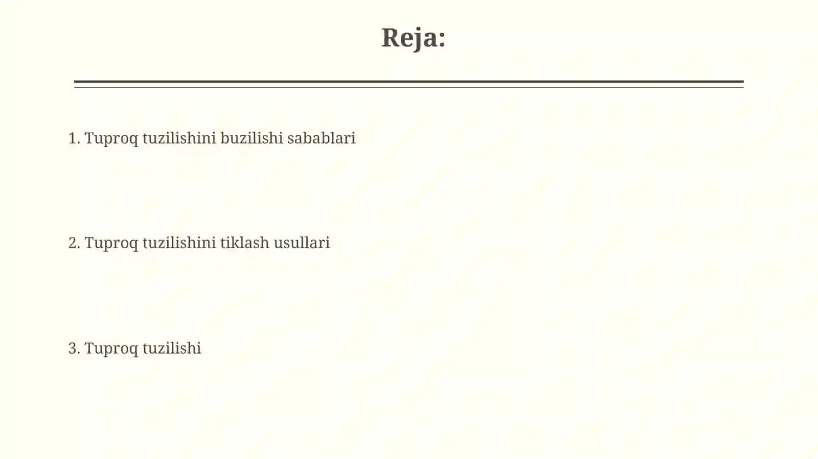 Tuproqning strukturasi va uni tiklash yoʻllari 2