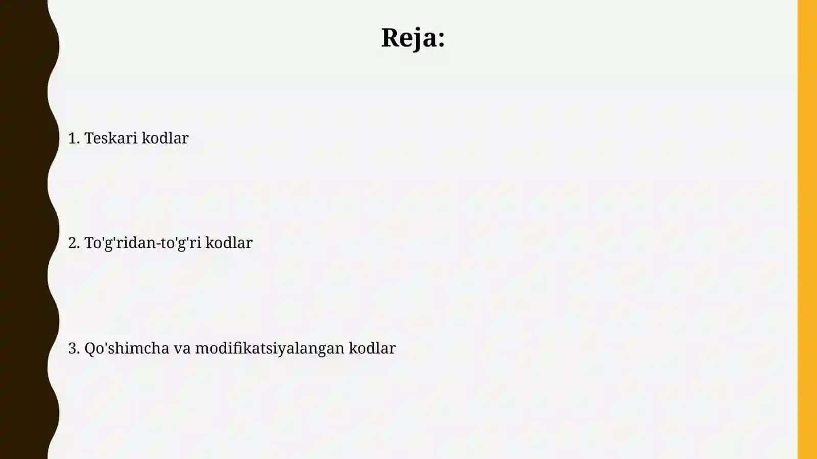 Kodlash standartlari 2