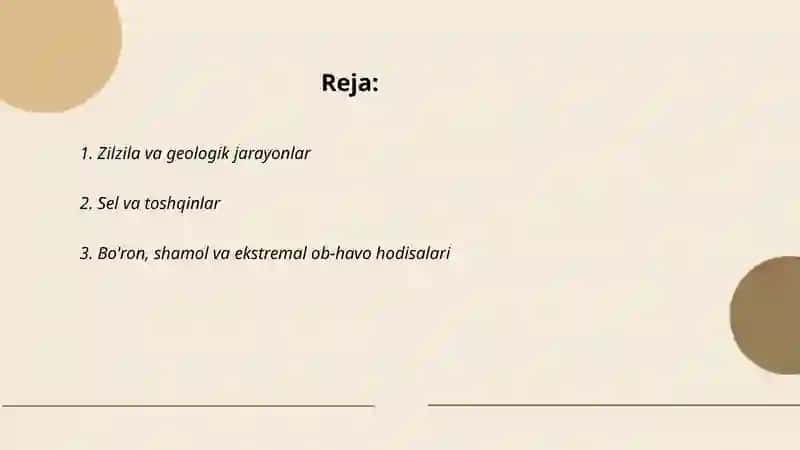 Favqulotda vaziyatlar paydo bolish sabablari 2