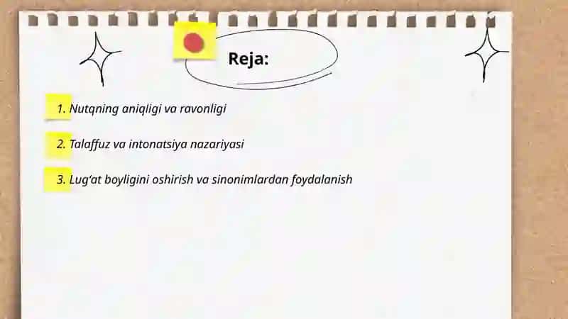 Nutqning aniqligi va ravonligi 2