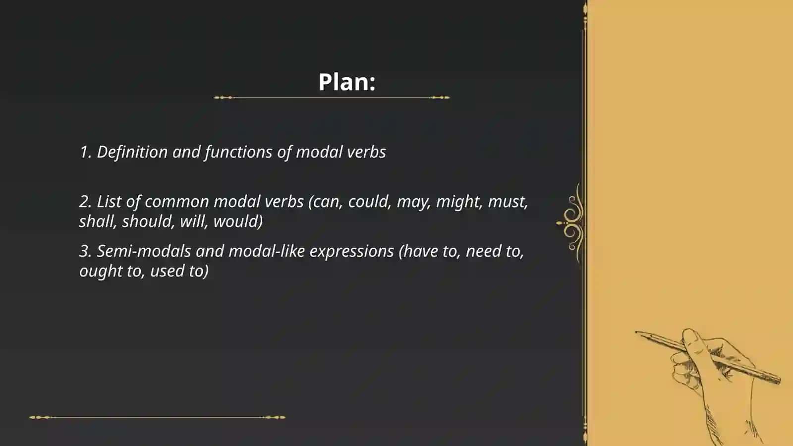 Modal verbs 2