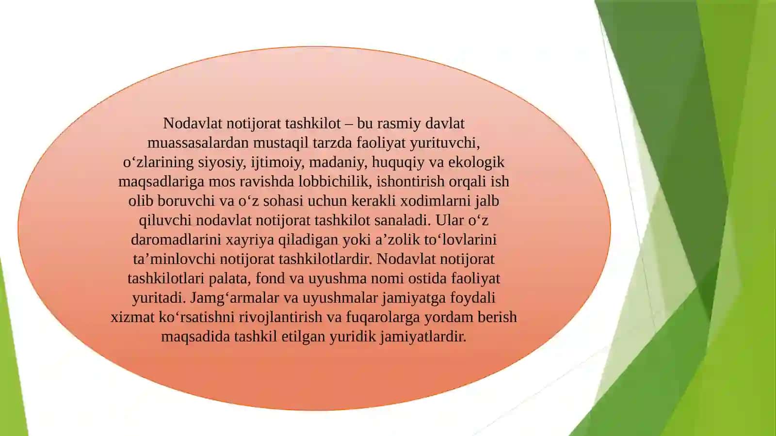 MUSTAQILLIK YILLLARIDA O’ZBEKISTONDA NODAVLAT NOTIJORAT TASHKIKOTLARINING IJTIMOIY-SIYOSIY JARAYONLARIDA TUTGAN O’RNI 2