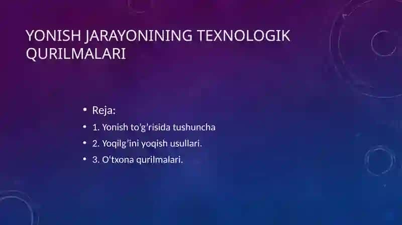 Soliyev saydulloni gies dayoqilg’i yoqishvasuv tayyorlash fanidan tayyorlagan taqdimotloyi hasi 2