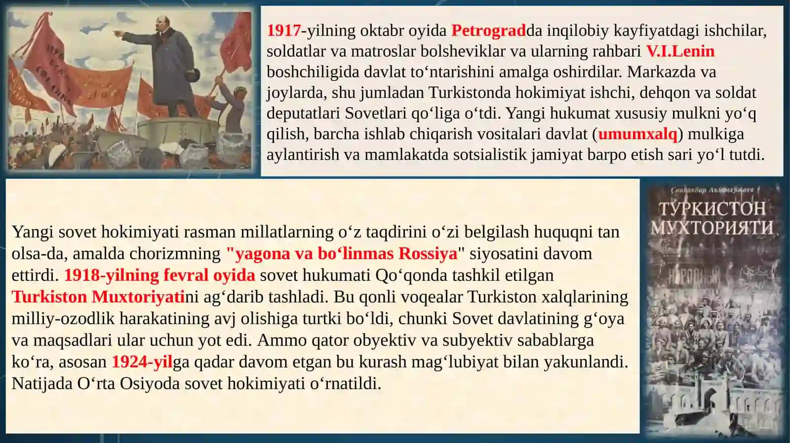 O‘ZBEKISTONNING XX ASR TARIXSHUNOSLIGI 2