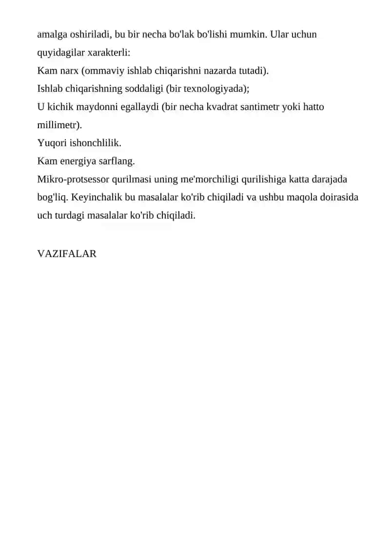 MIKROPROSESSORLAR NIMA? 2