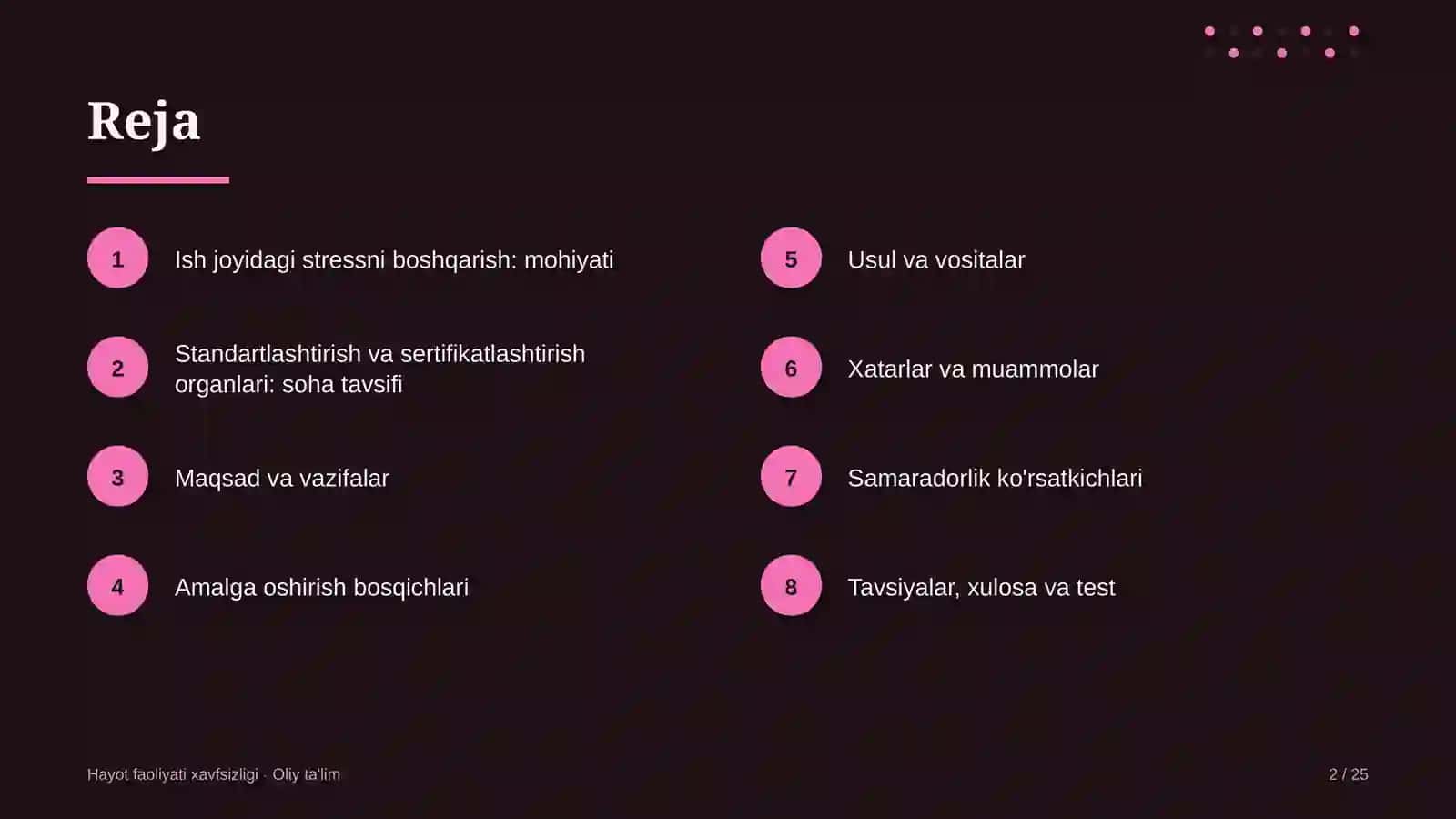 standartlashtirish va sertifikatlashtirish organlarida ish joyidagi stressni boshqarish 1526 2