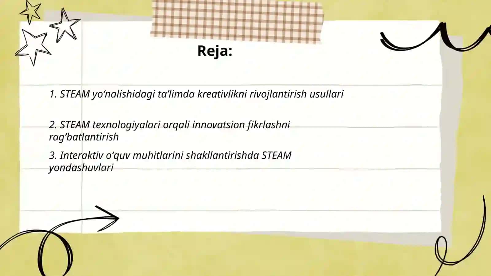 STEAM texnologiyalarini qoʻllashda oʻqituvchilarning kreativligi darslarida ulardan foydalanish metodikasi 2