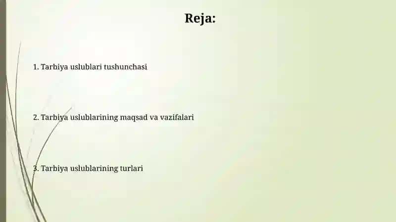 Tarbiya metodlari va ularning maqsad vazifalari hamda turlari haqida tushunchalar 2