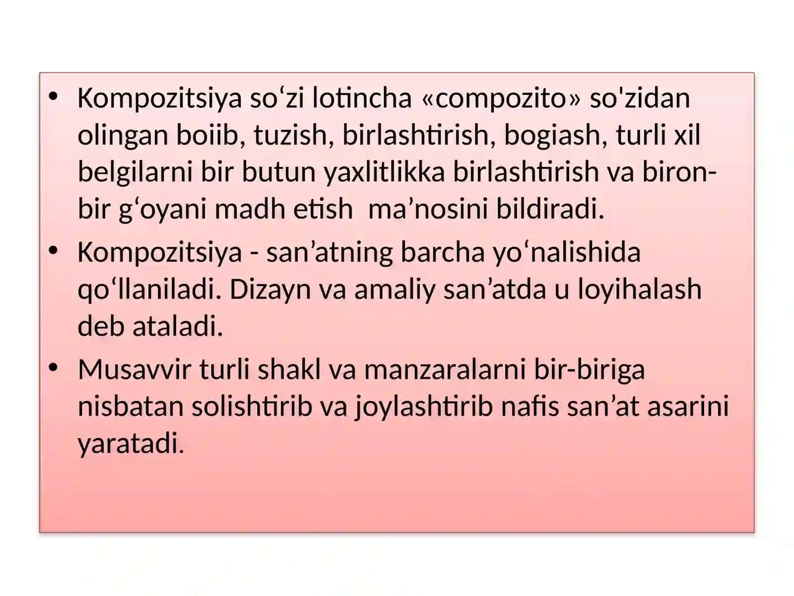 Kompozitsiya ustalari va ularning mashhur asarlari – Tayyor taqdimot (PowerPoint) 2
