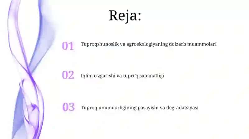 Tuproq va Agraekologiya fanining hozirgi zamon muammolari 2