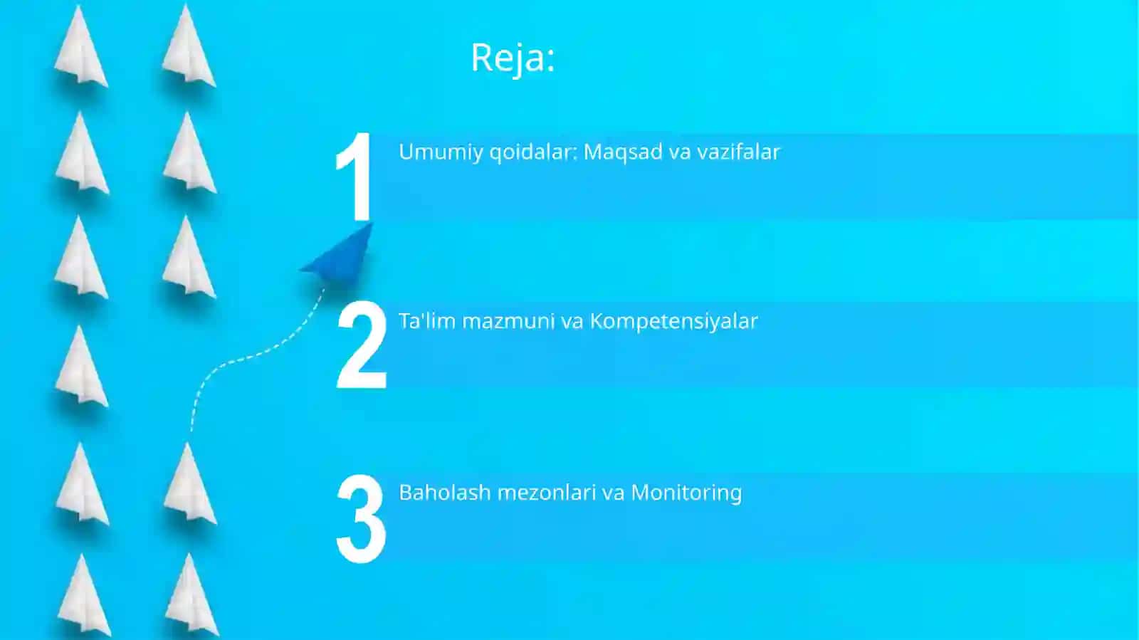 Umumiy qoidalar: Maqsad va vazifalar 2