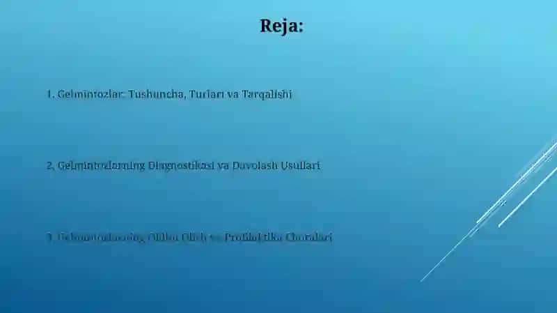 Gelmintozlar: Tushuncha, Turlari va Tarqalishi 2