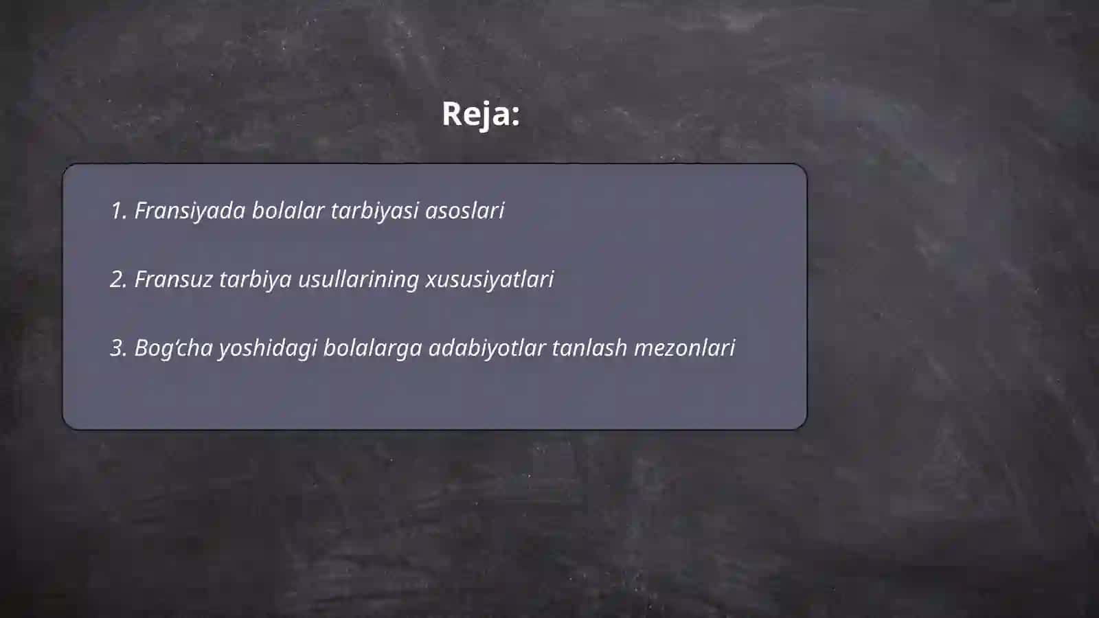 Fransiyada Bola Tarbiyasi 2