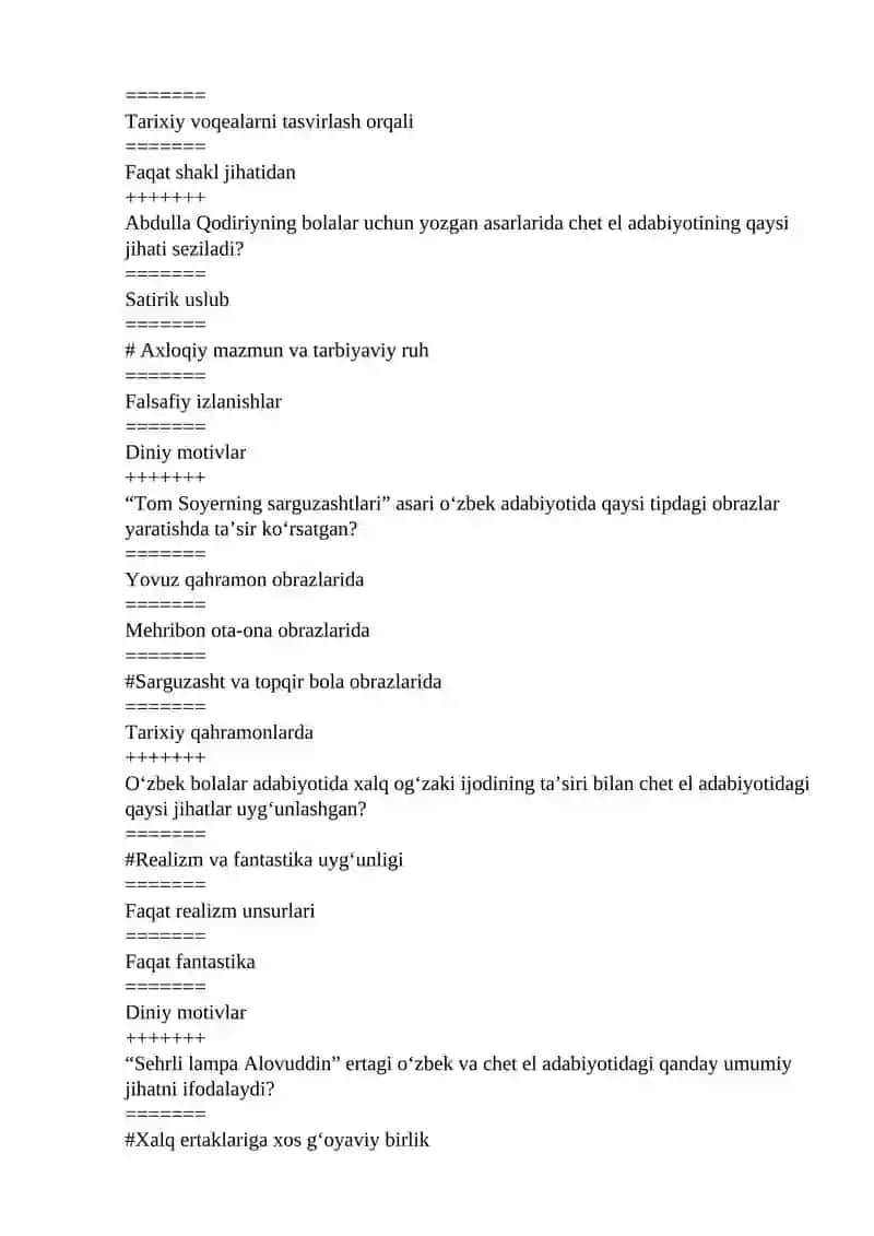 BADIIY O`QISH ASOSLARI VA BOLALR KITOBXONLIGI 7 2