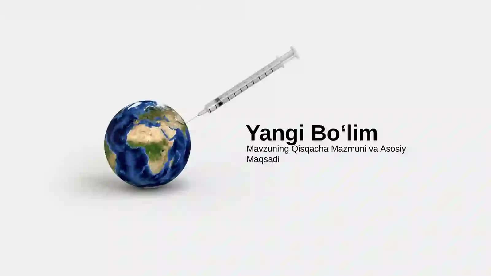 Vaksinalar Yaratish Texnologiyasi va Immunologiya Taqdimoti (48 Slayd) 2