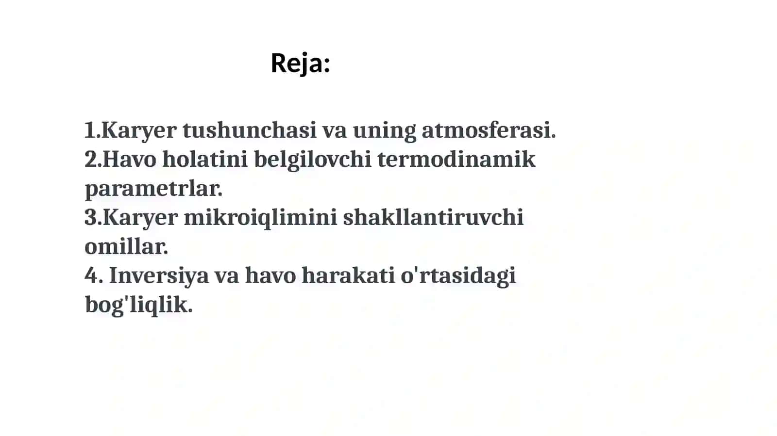 Karyerning termodinamik holati va uning havo harakatiga ko'rsatadigan ta'siri 2