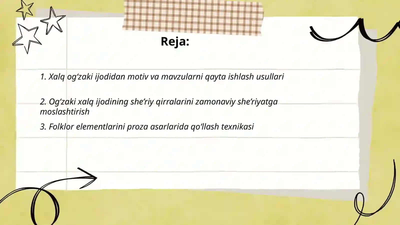 Individual ijodkorning xalq ogzaki ijodidan foydalanish usullari 2