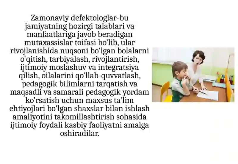 O’qituvchi defektolog shaxsiga qo’yiladigan talablar 2