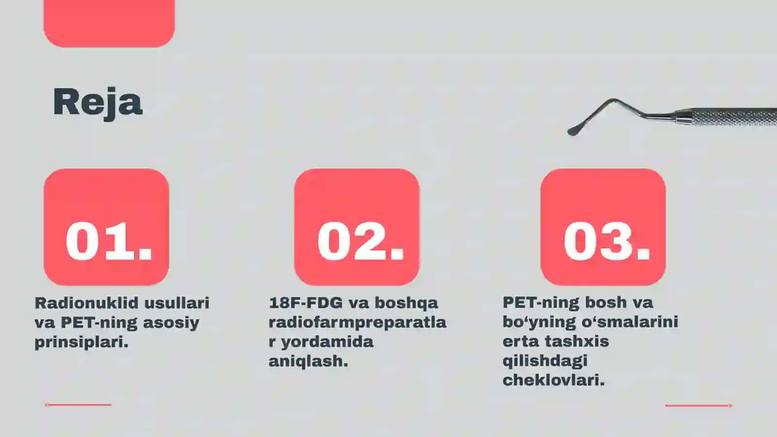 Radionuklid tadqiqot usullari (PETKT qo‘llanilishi) 2
