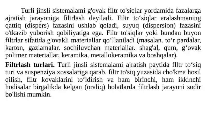 FILTIRLASH QURILMALARI 2
