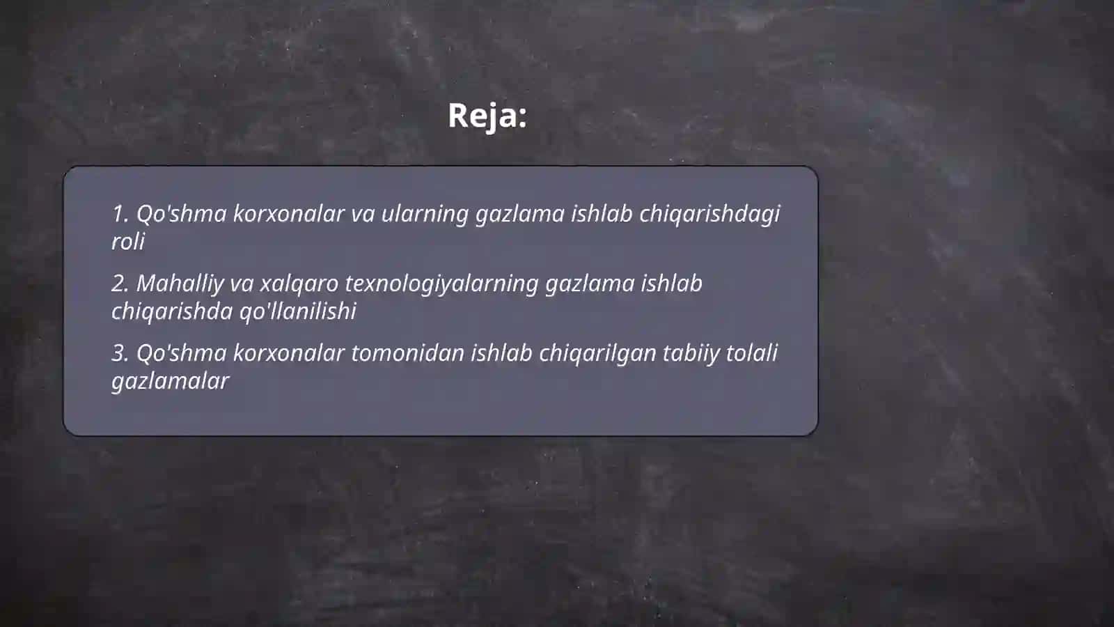 Qo'shma korxonalar tomonidan ishlab chiqarilgan gazlamalar 2