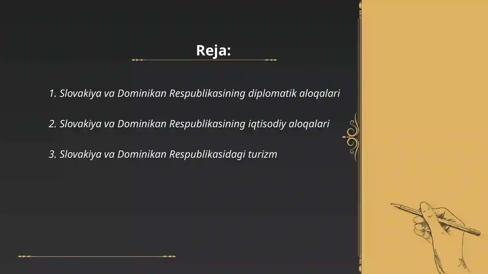 Slovakiya va Dominikan Respublikasi 2