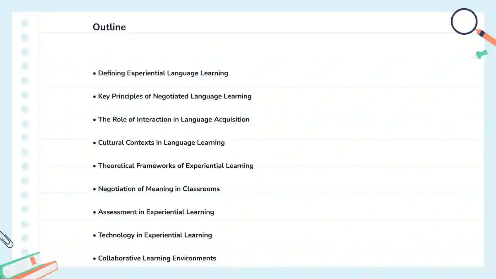 Experiential and negotiated language learning 2