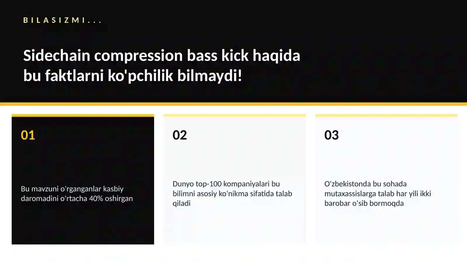 MUSIQA VA AUDIO TEXNOLOGIYALAR 2