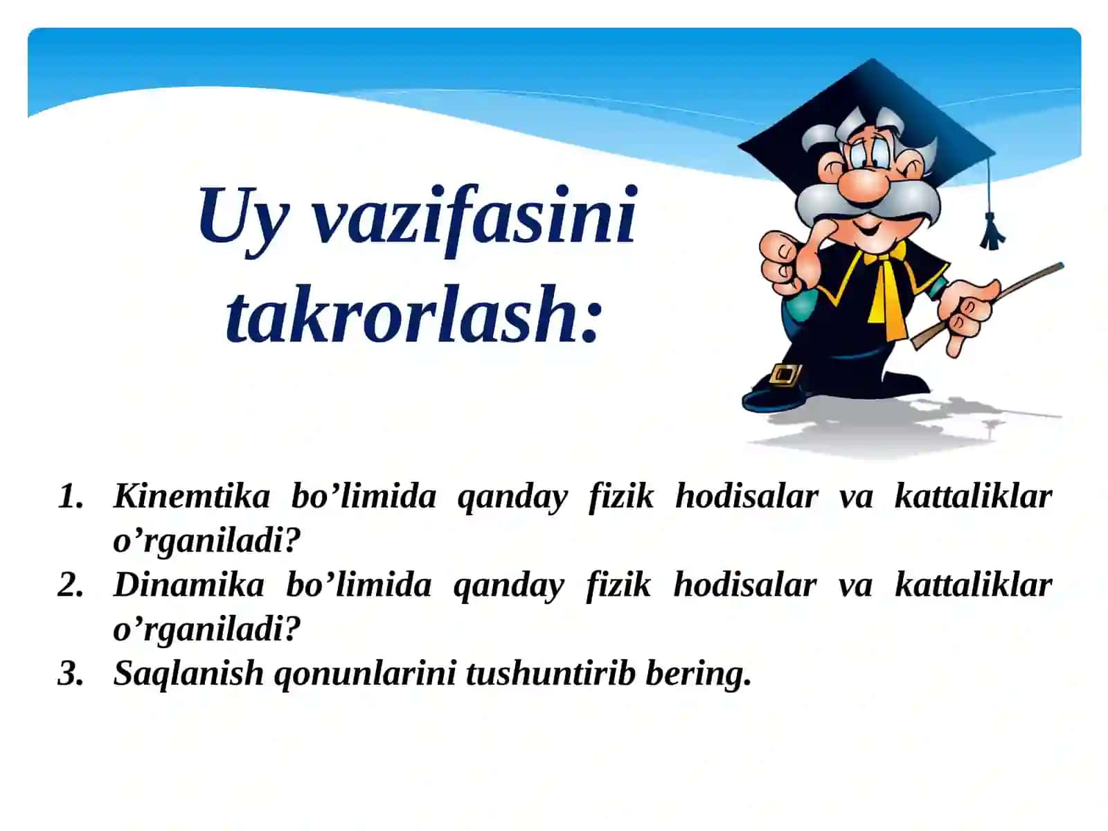 JISMLARNING ZARYADLANISHI 2