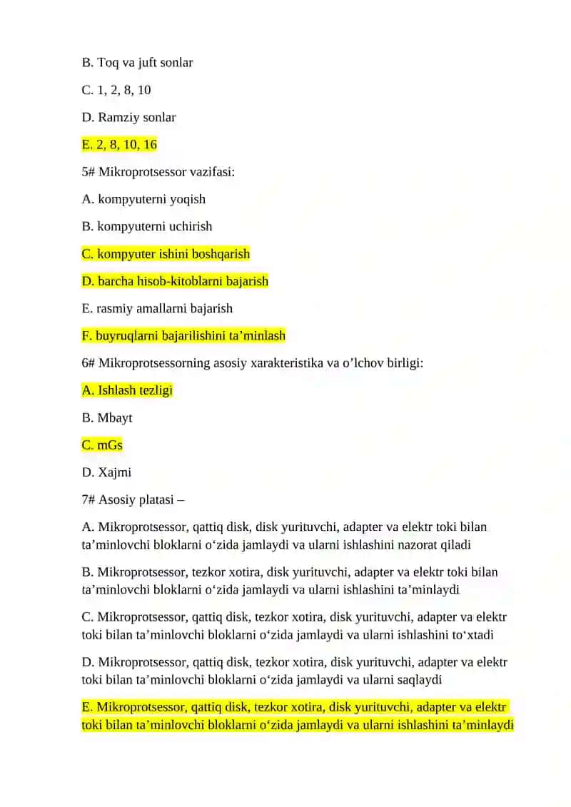 Axborot texnologiyalari 2