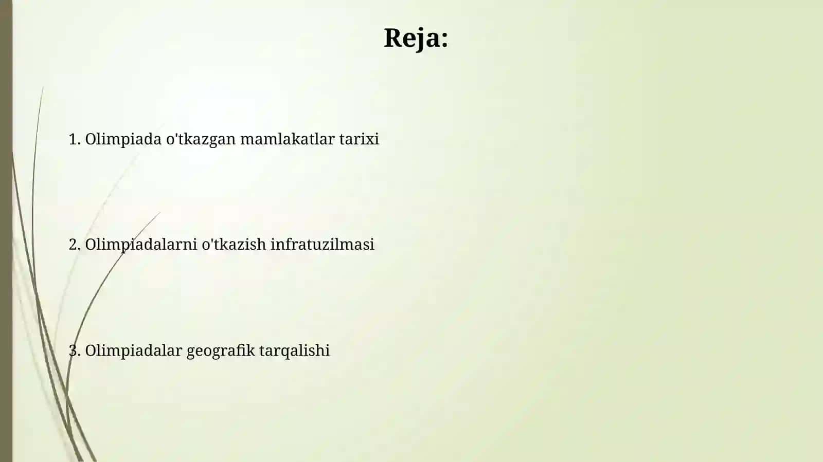 Olimpiya o'yinlari o'tkazilgan davlatlar 2