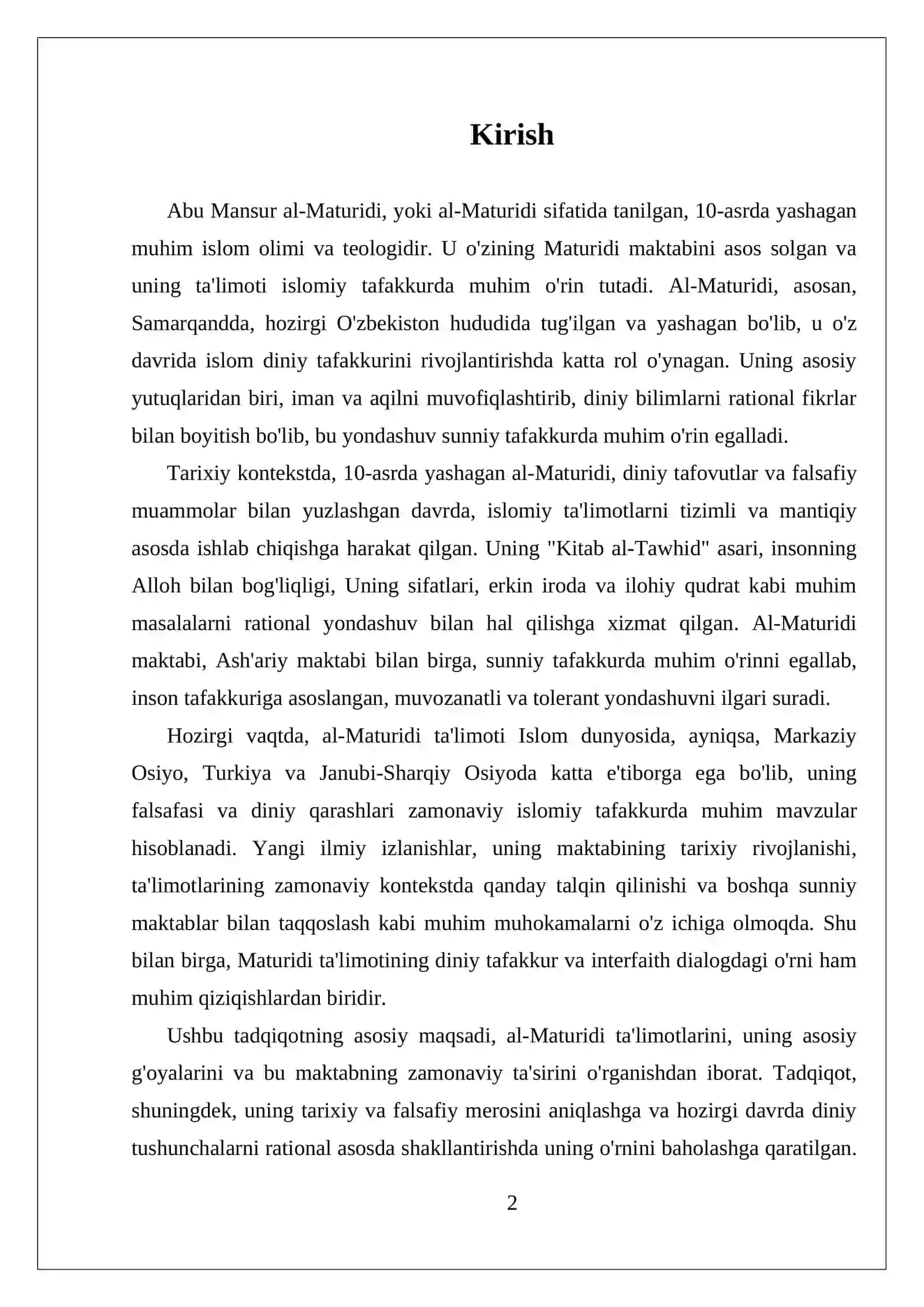 ABU MANSUR AL MATRUDIY BUYUK IMOMI 2