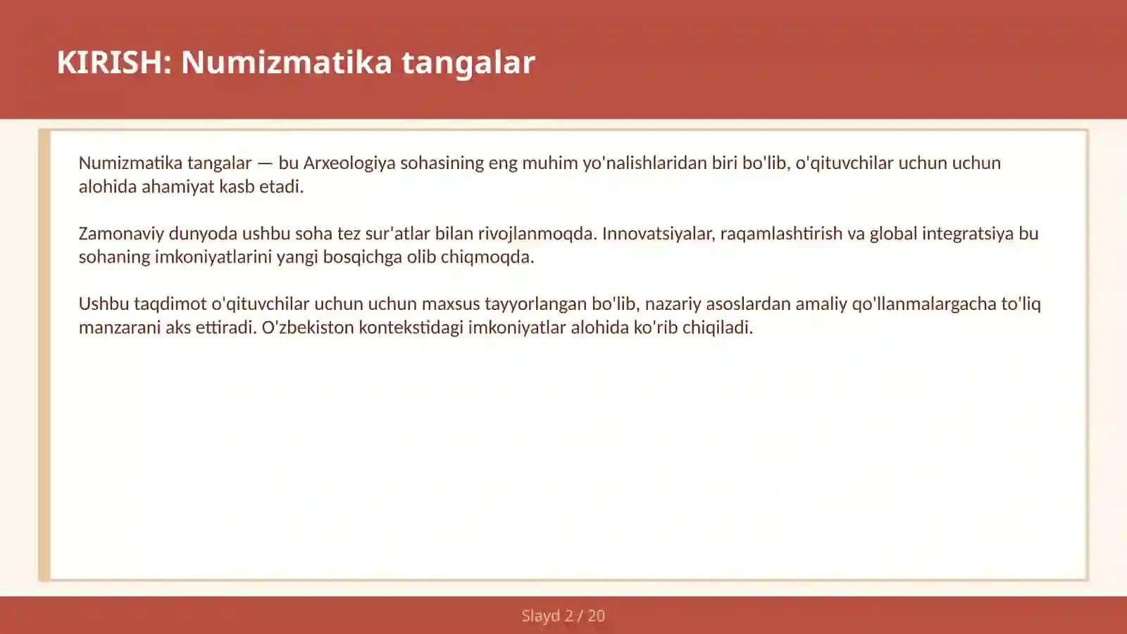 Numizmatika tangalar 2