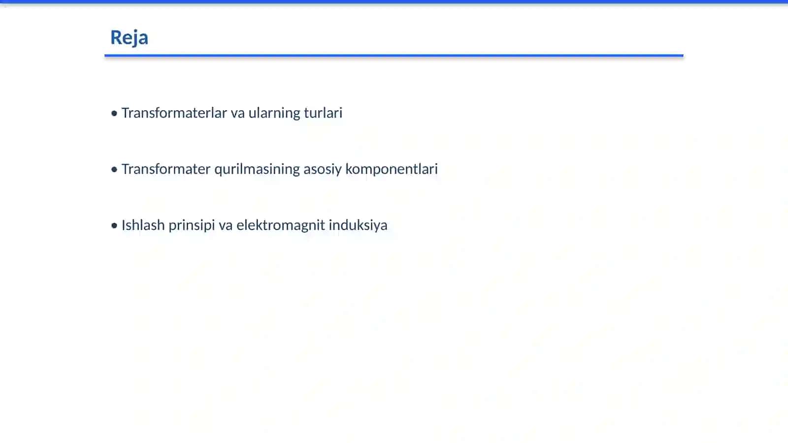Transformaterlar. Transformaterlar qurilmasi, ishlash prinsipi asosiy xarakteristikasi 2