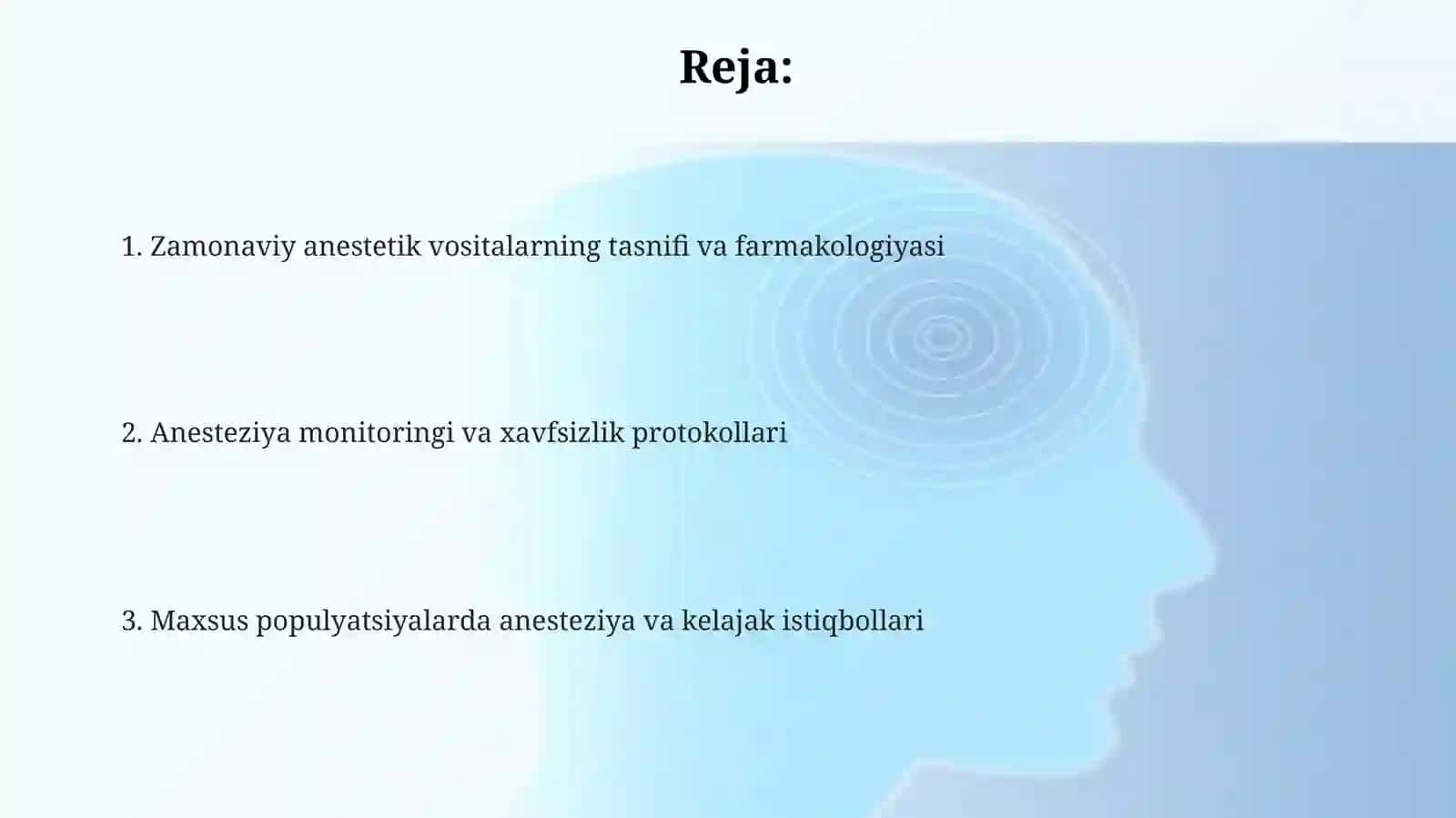 Zamonaviy anestetik vositalar 2