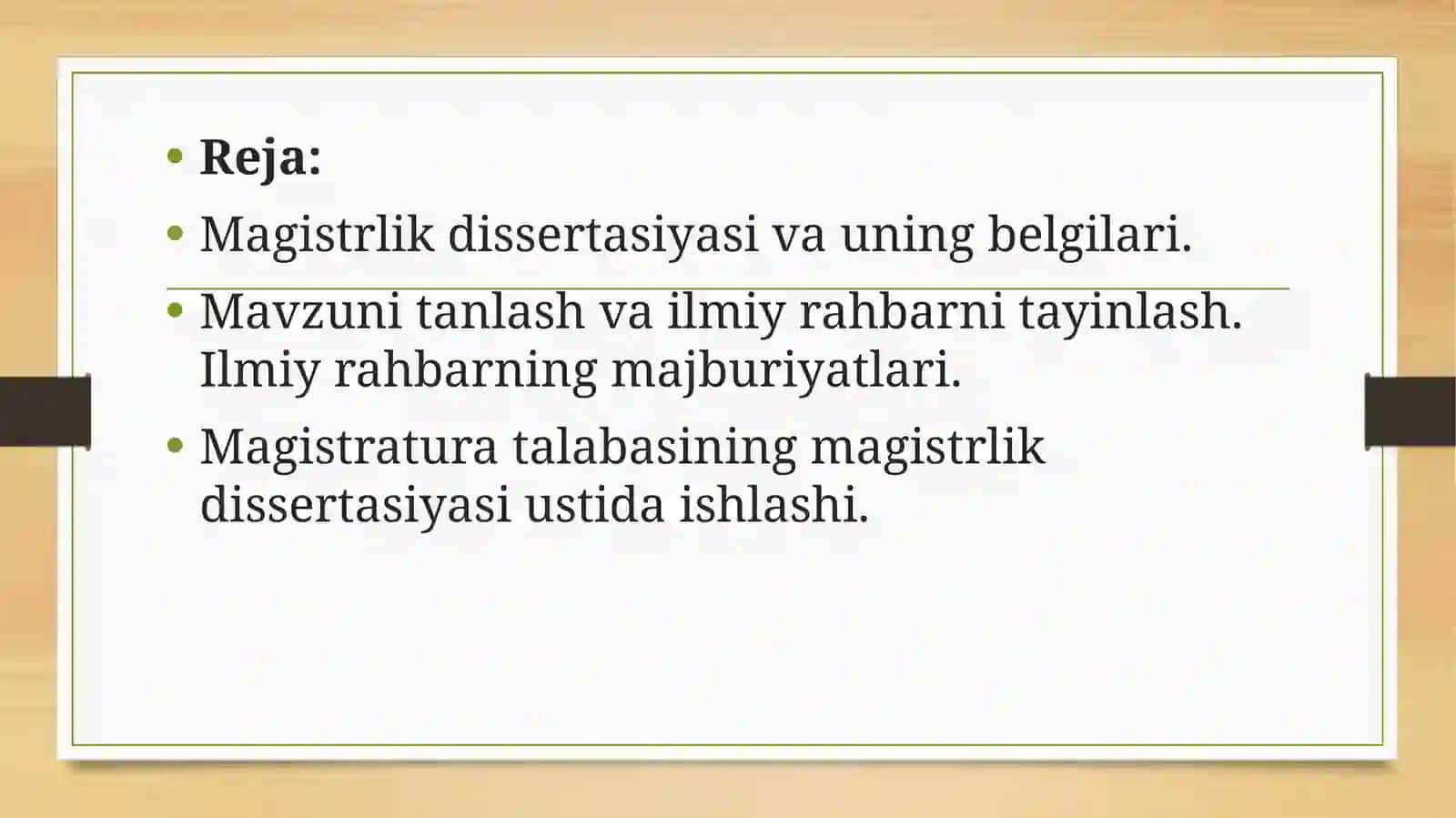 MAGISTRLIK DISSERTASIYASI ILMIY TADQIQOT TURI SIFATIDA 2