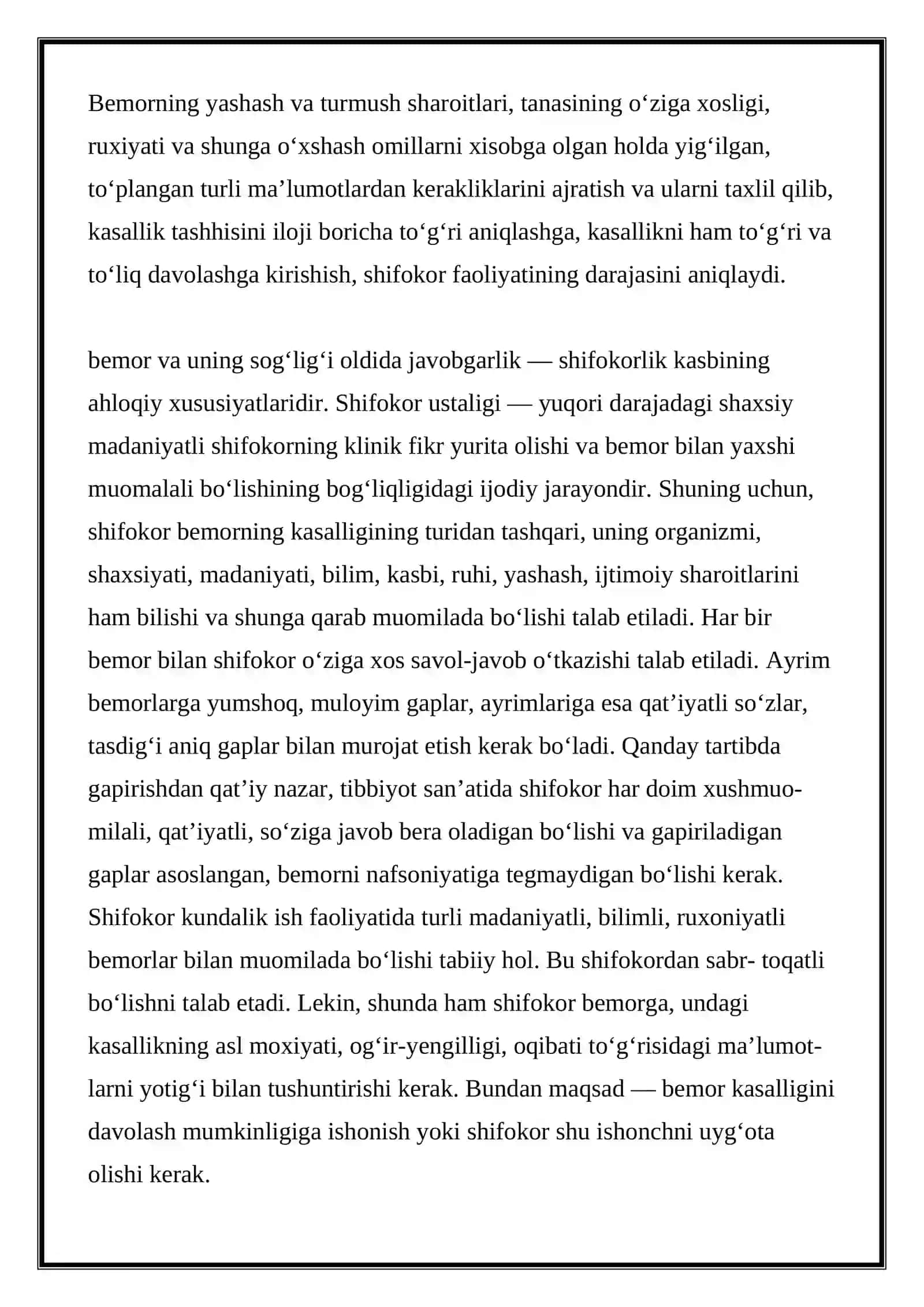 PSIXIATRIYADA DEONTOLOGIYA MASALASI 2