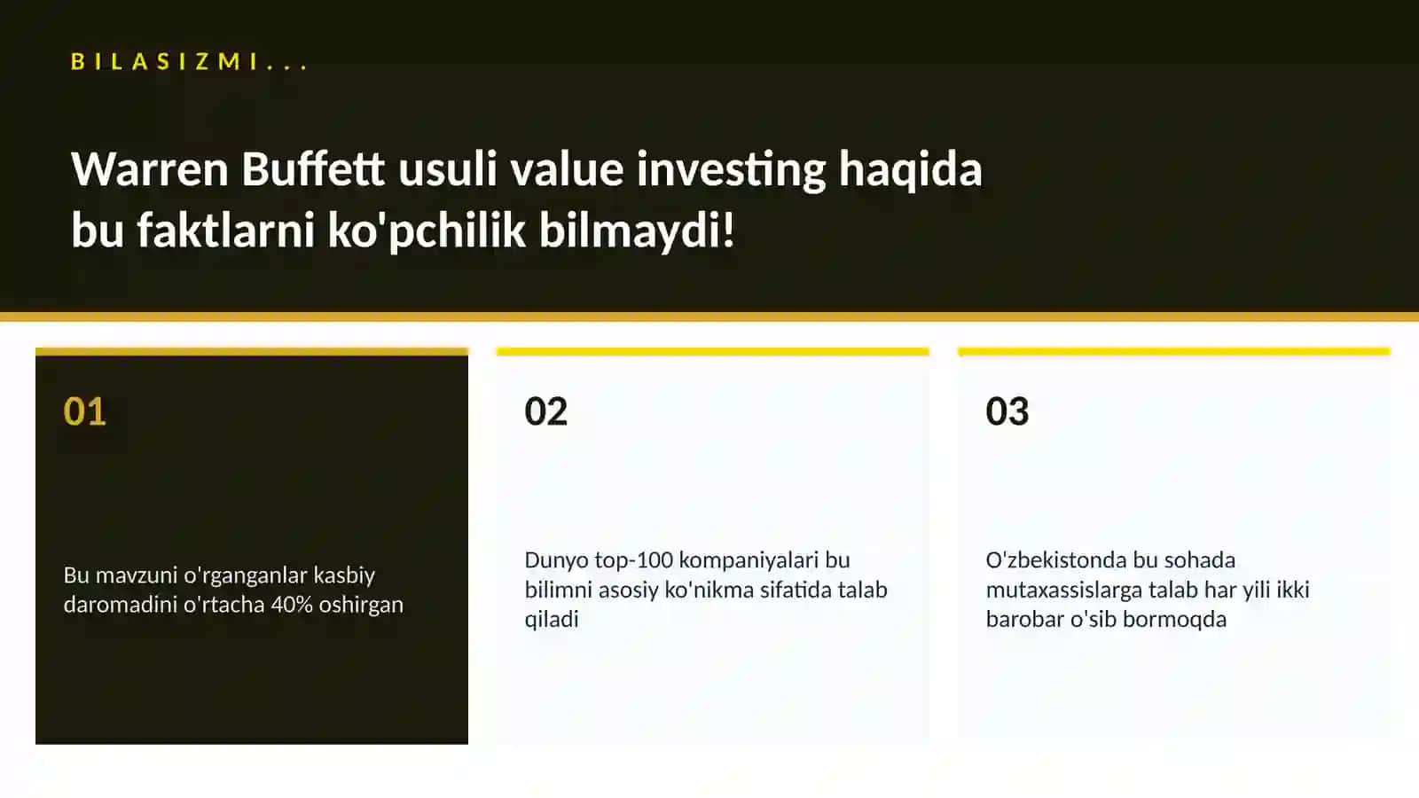 MOLIYA VA INVESTITSIYA 2026 2