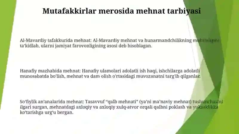 Mehnat Tarbiyasi 2
