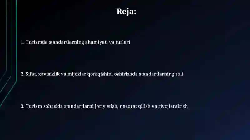 Standartlar - Ta'rif, Turlari va Turizmda Ahamiyati 2
