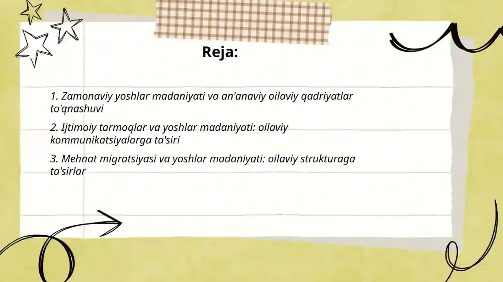 Yoshlar madaniyati va uning oilaviy munosabatlarga ta'siri(Turkiy davlatlar kontekstida) 2
