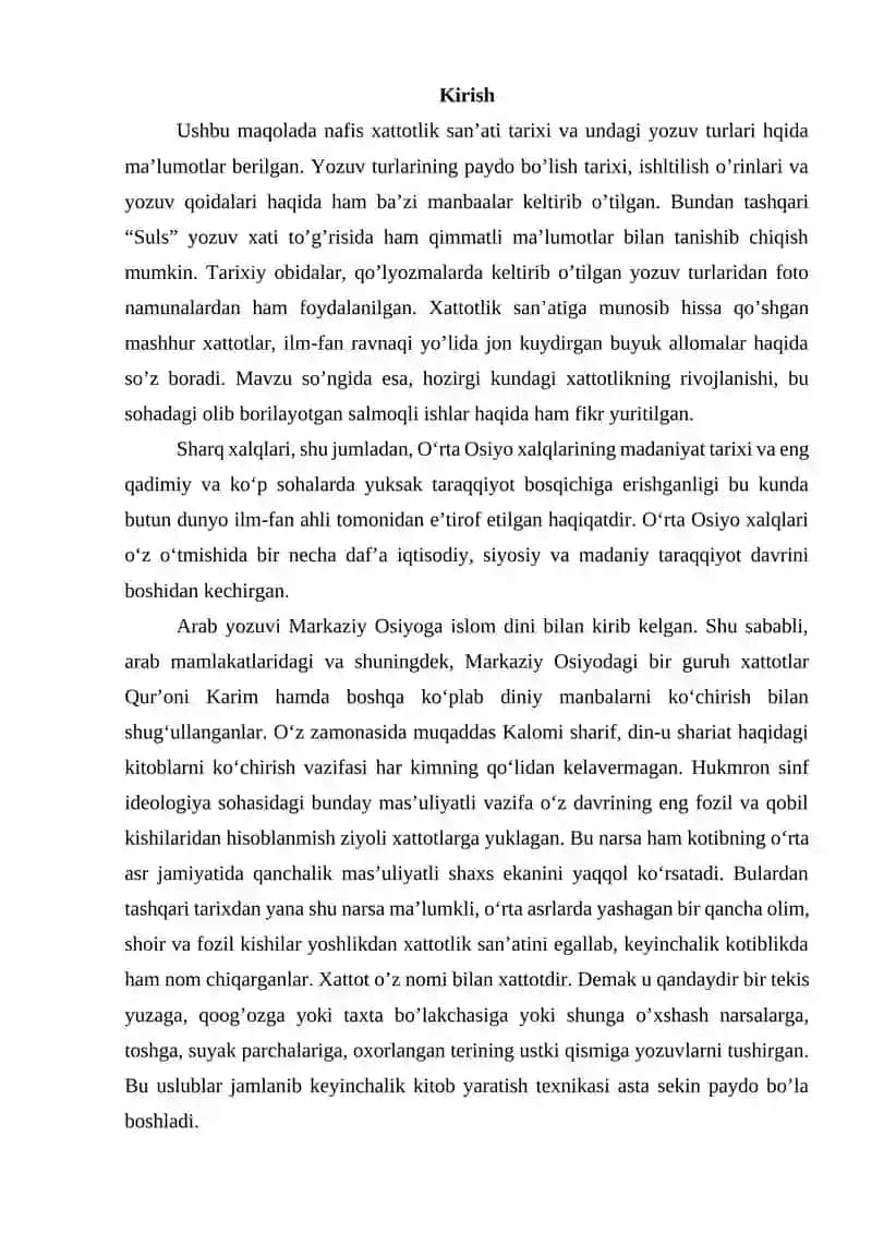 Xattotlik san’ati 2