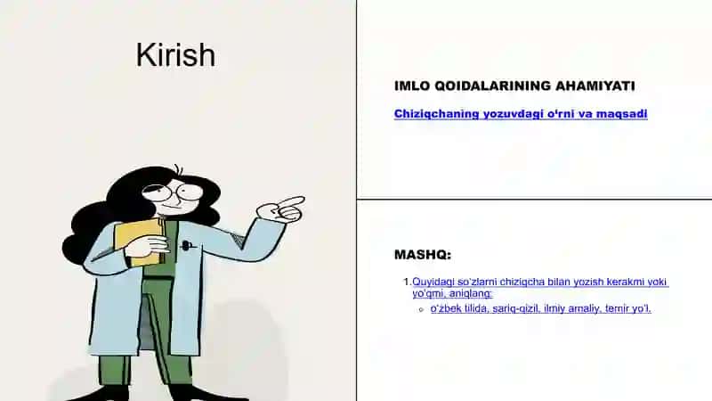 chiziqcha bilan yozish 2