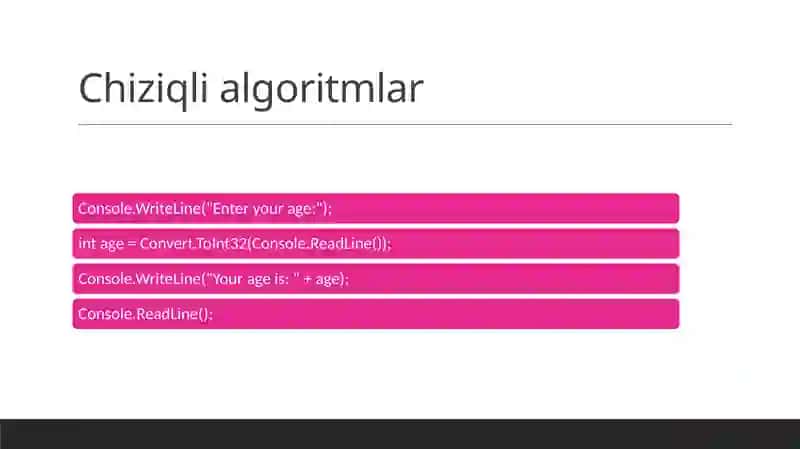 Tarmoqlanuvchi algoritmlar 2