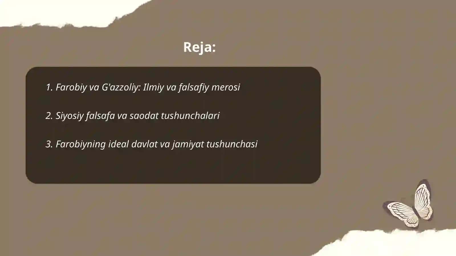 Abu Nasr Farobiy va G'azzoliyning falsafa ilmiga oid qarashlarini qiyosiy tahlil etish 2