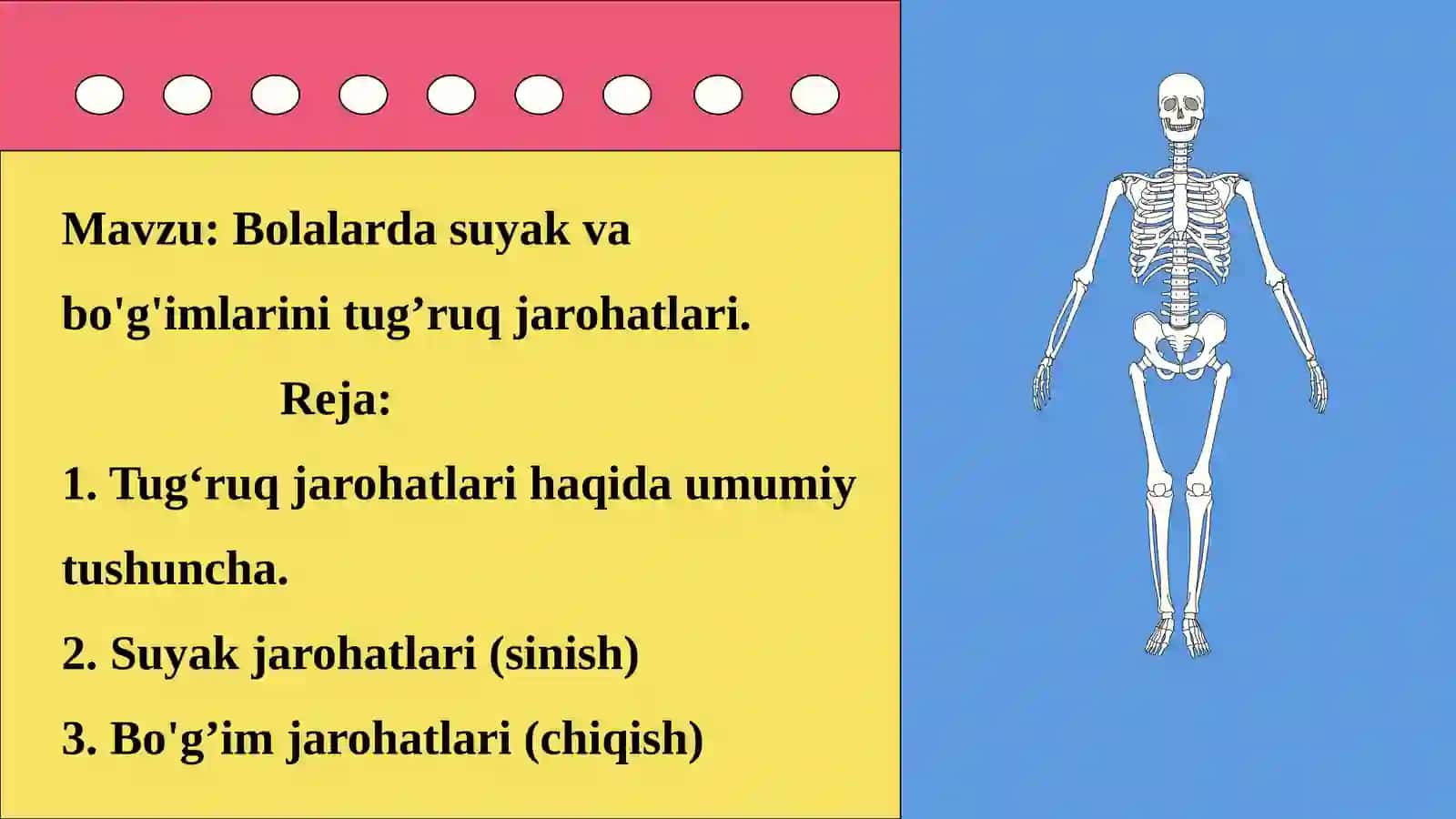 Bolalarda suyak va bõgʻim jarohatlari tugʻruq vaqtida 2