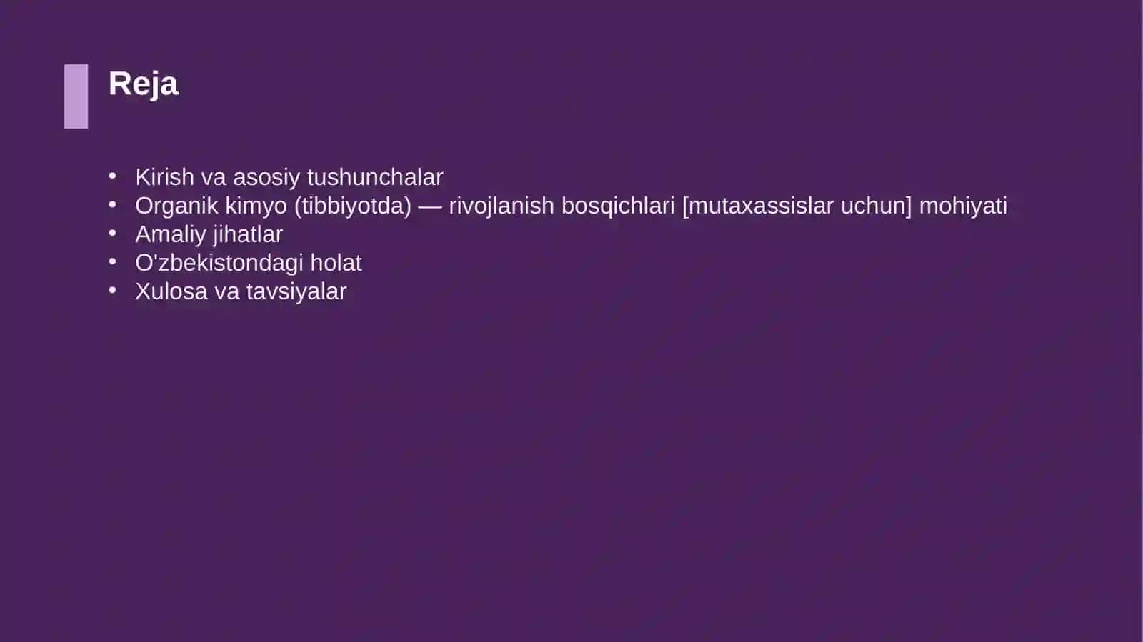 Organik kimyo (tibbiyotda) — rivojlanish bosqichlari [mutaxassislar uchun] 2